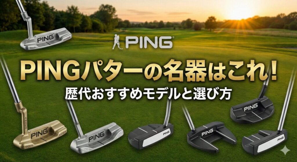 PINGパターの名器はこれ！歴代おすすめモデルと選び方