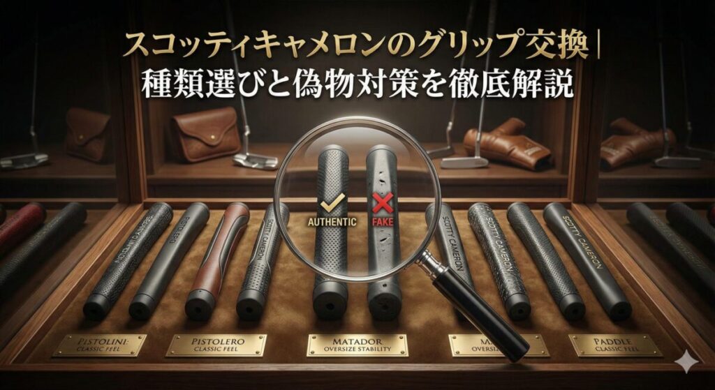 スコッティキャメロン グリップ交換