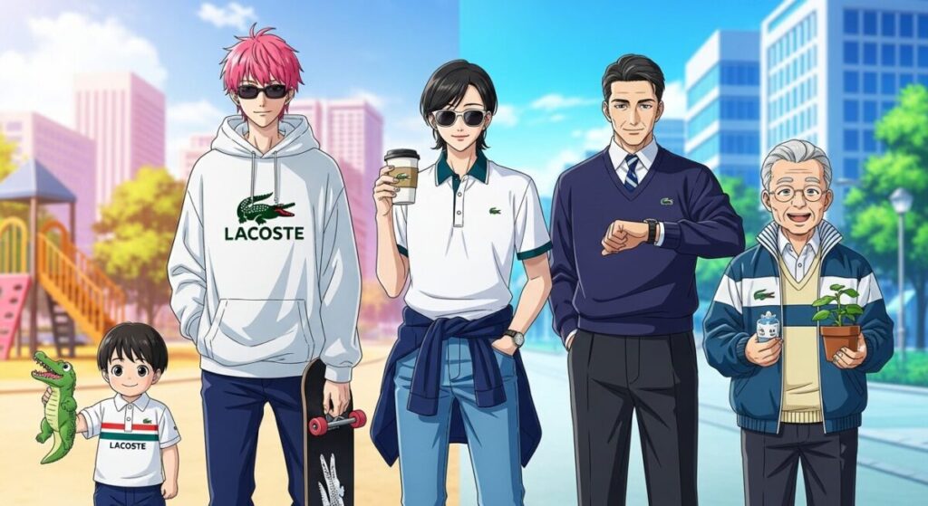 ラコステ年齢層