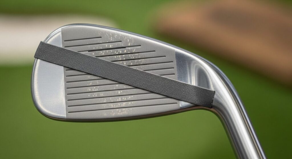 アイアンの鉛の貼り方