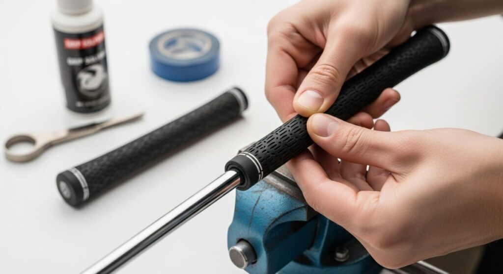 ゴルフパートナー グリップ交換