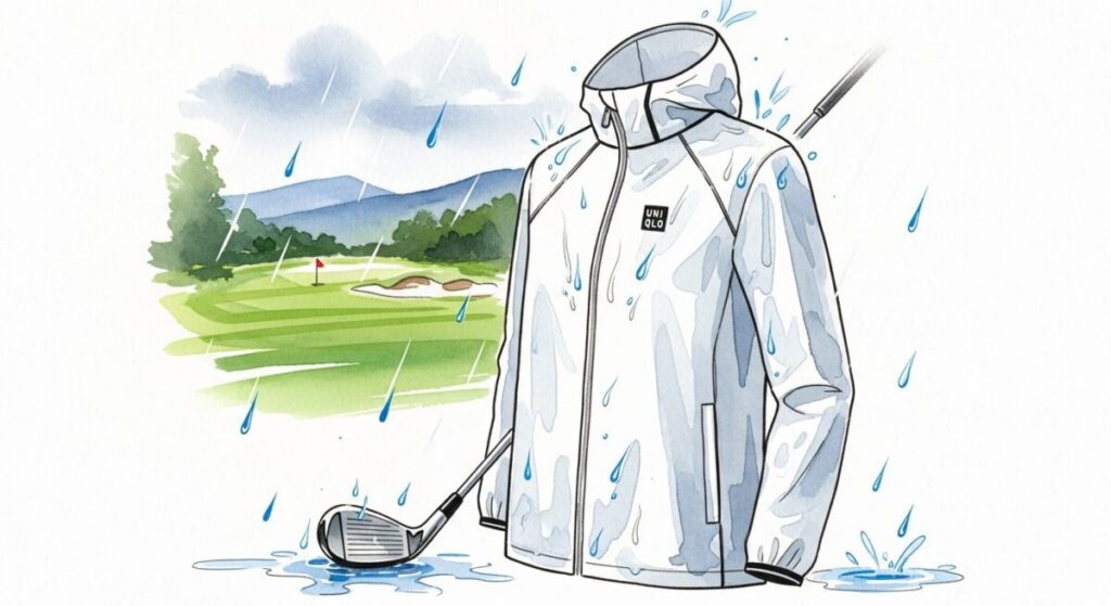 ゴルフ レインウェア ユニクロ