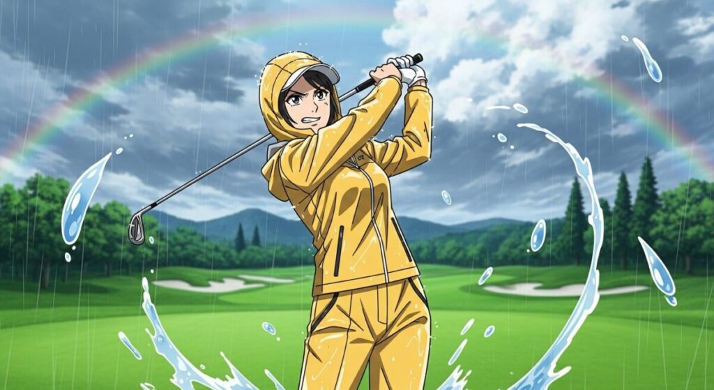 ゴルフ レインウェア ワークマン