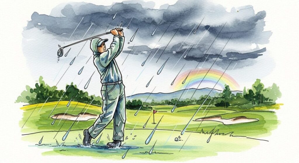 ゴルフ レインウェア ワークマン