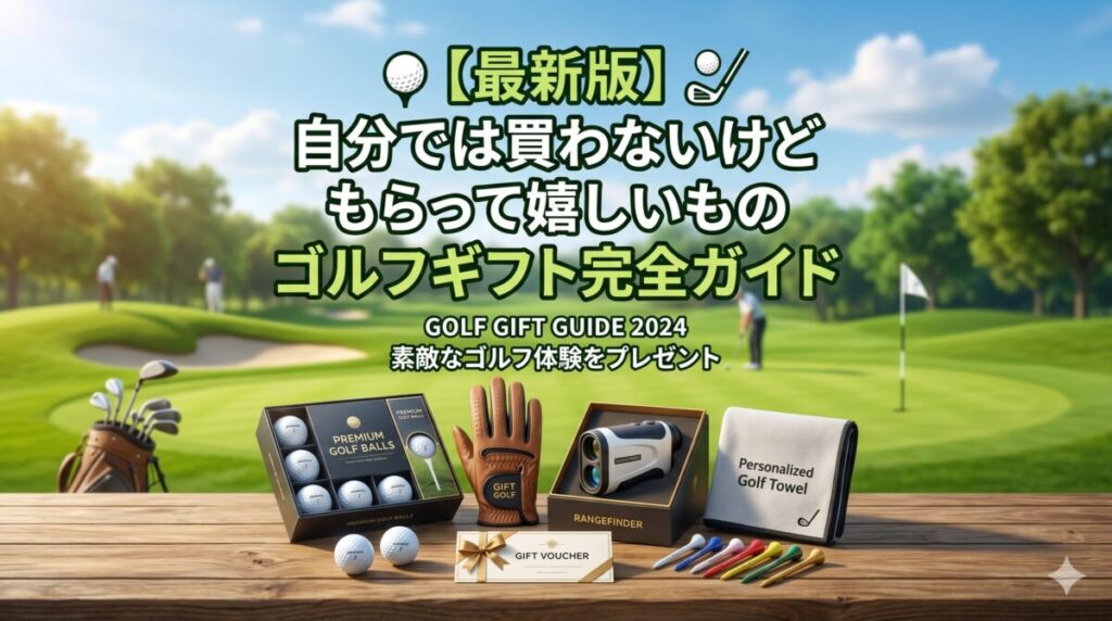【最新版】自分では買わないけどもらって嬉しいもの ゴルフギフト完全ガイド