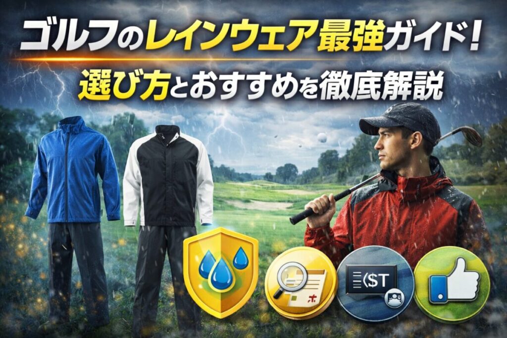ゴルフのレインウェアで最強の一着を見つけるには、耐水圧・透湿性・ストレッチ性など複数の基準を正しく理解することが重要です。本記事では、ゴルフレインウェアの最強モデル選びの基準から、メンズ・レディース別のおすすめブランド、コスパ重視のワークマンまで徹底的に解説します。