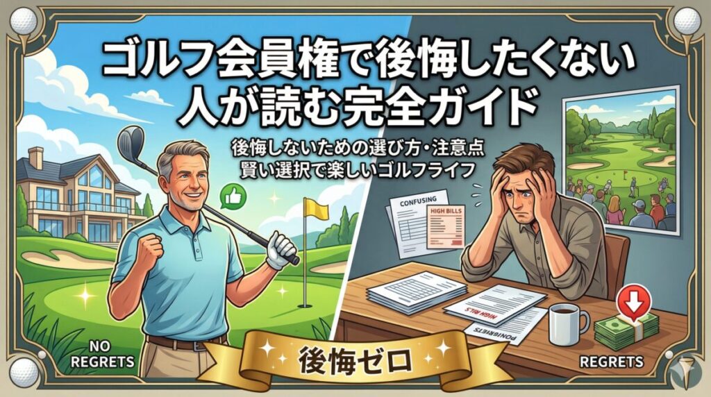 ゴルフ会員権で後悔したくない人が読む完全ガイド