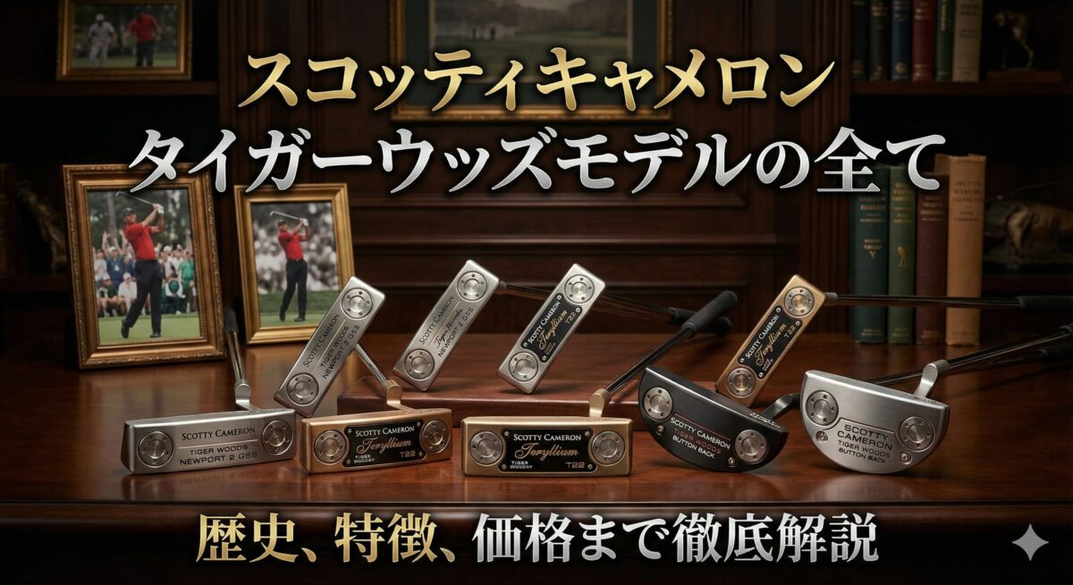 スコッティキャメロン タイガーウッズモデルの全て - 19番ホール研究所