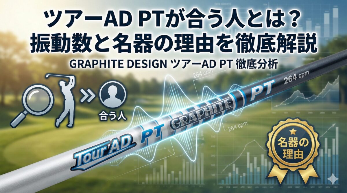 ツアーAD PTが合う人を徹底解説|振動数と名器の理由