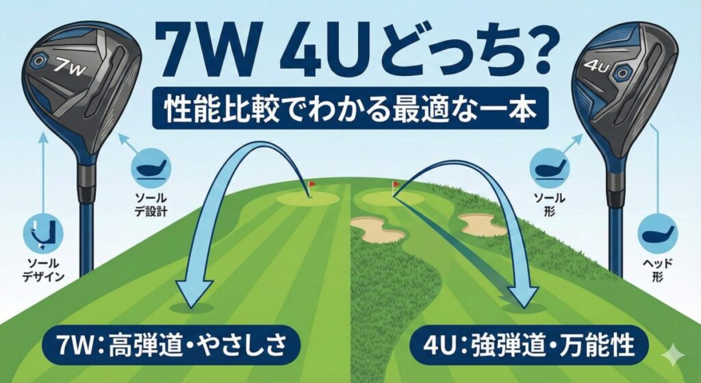 7w 4u どっち？性能比較でわかる最適な一本