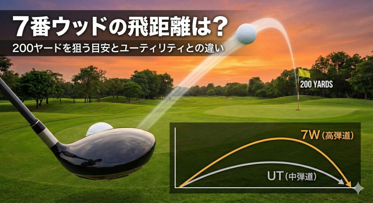 7番ウッドの飛距離