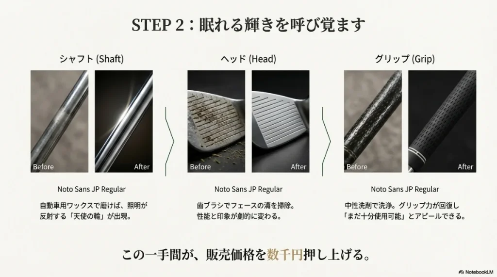 部位別メンテナンスのビフォーアフター