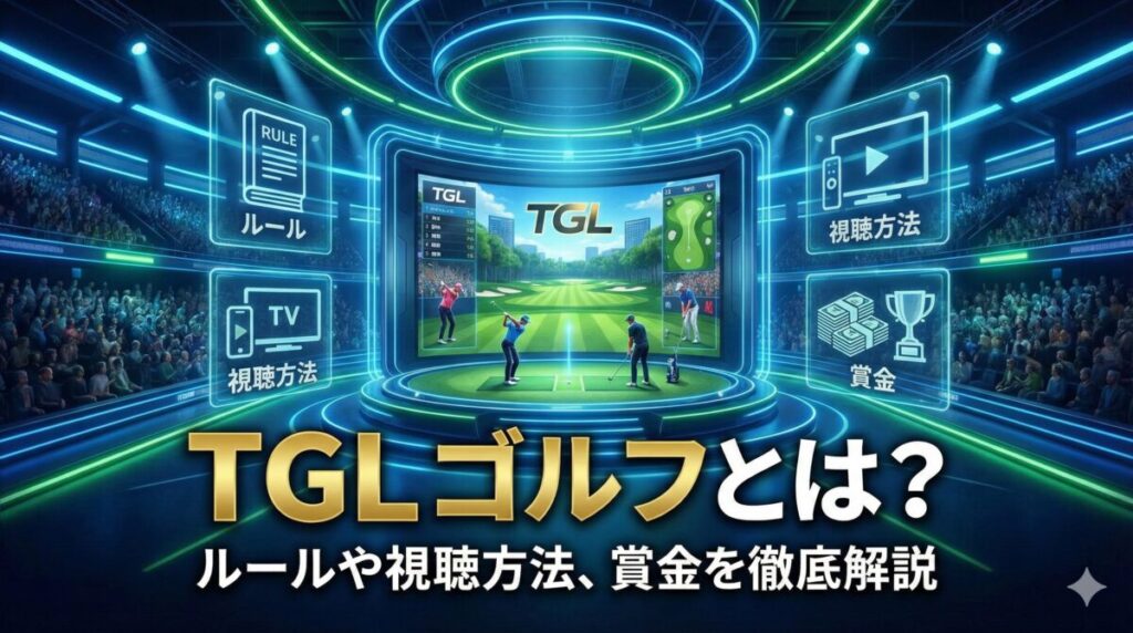 TGL ゴルフとは？ルールや視聴方法、賞金を徹底解説