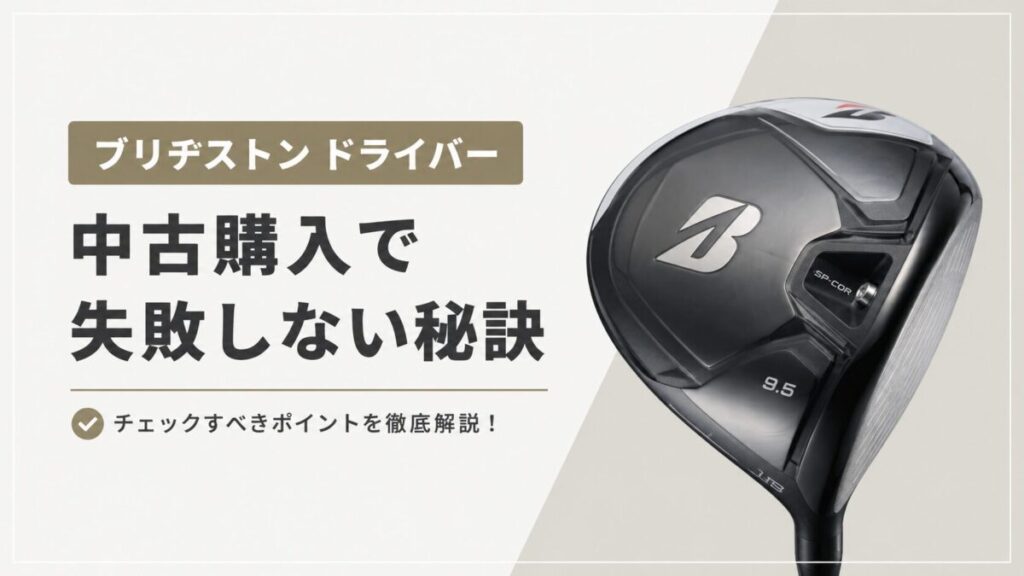 ブリヂストン ドライバー 中古購入で失敗しない秘訣