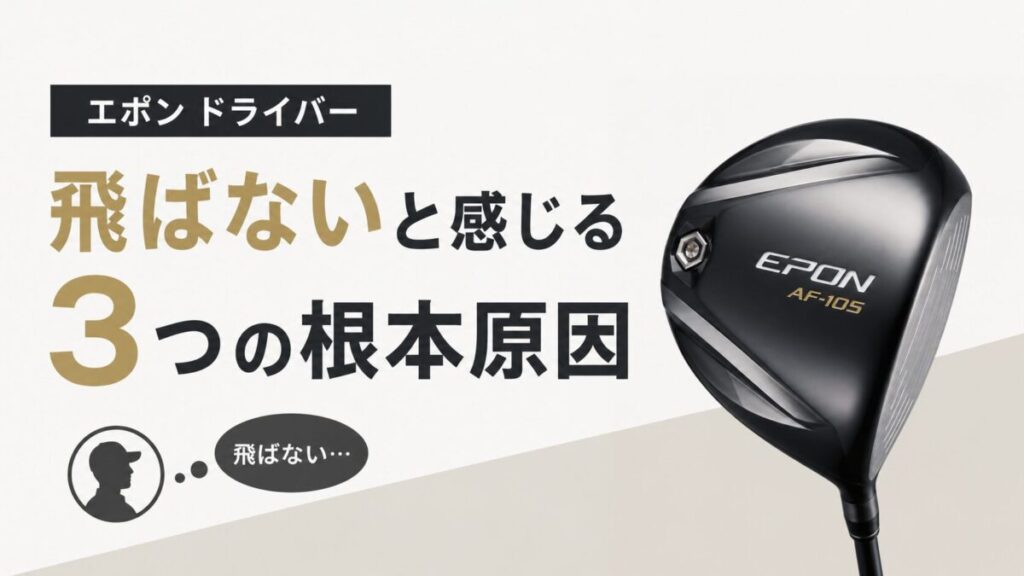 エポン ドライバーが飛ばないと感じる3つの根本原因