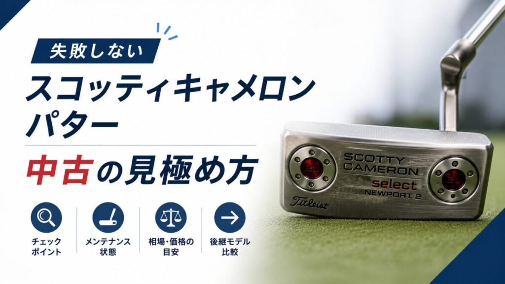 失敗しないスコッティキャメロン パター 中古の見極め方