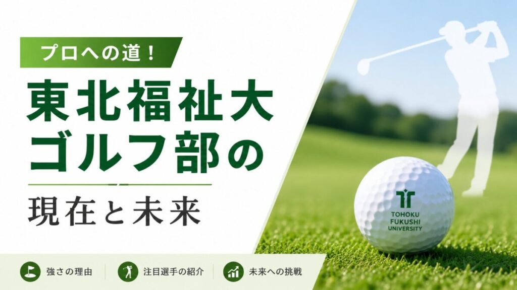 プロへの道!東北福祉大ゴルフ部の現在と未来