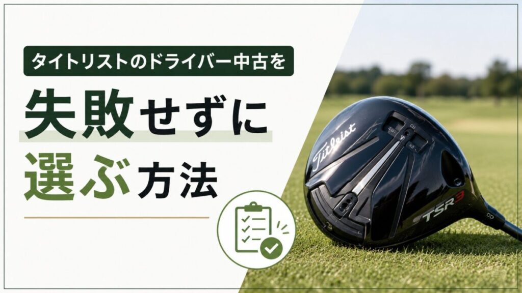 タイトリストのドライバー中古を失敗せずに選ぶ方法