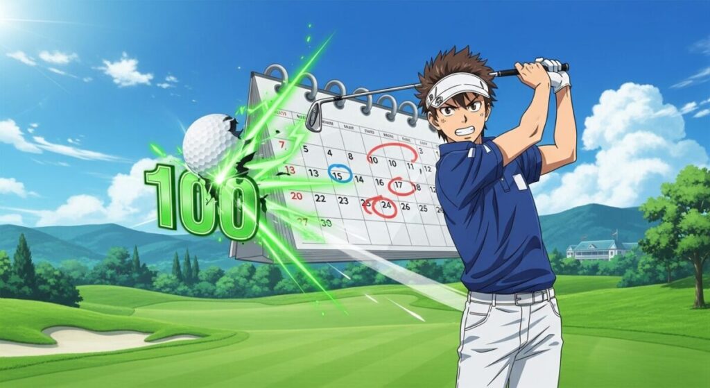 ゴルフ 100切り 期間