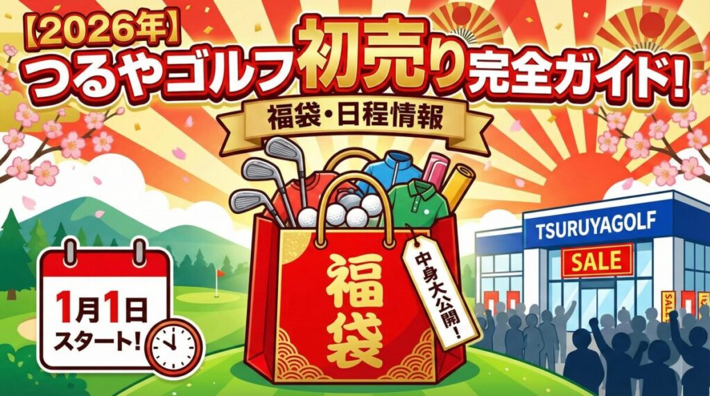 【2026年】つるやゴルフ初売り完全ガイド！福袋・日程情報