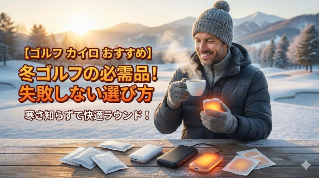 【ゴルフ カイロ おすすめ】冬ゴルフの必需品