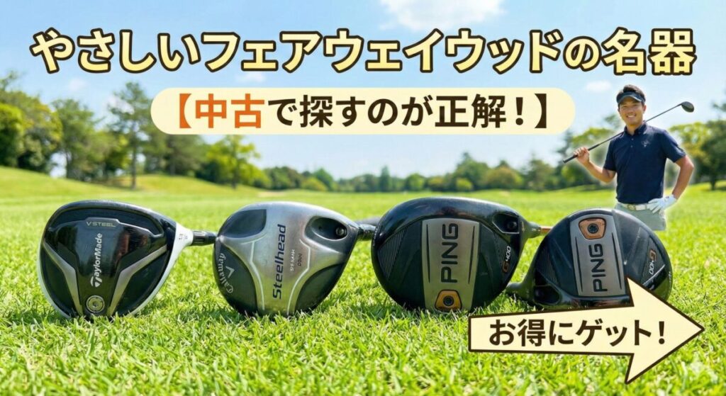 やさしいフェアウェイウッドの名器【中古で探すのが正解！】