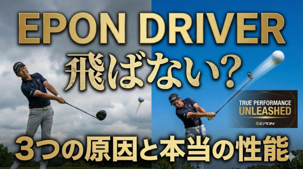エポン ドライバーが飛ばない？3つの原因と本当の性能