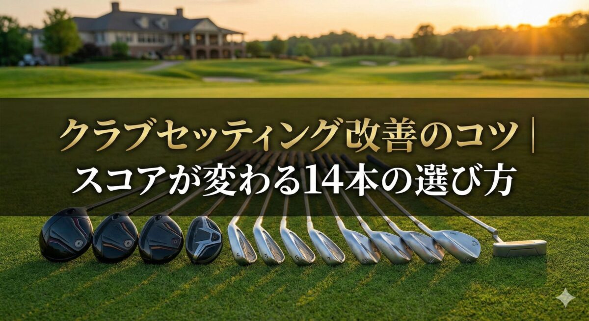 クラブセッティング改善のコツ
