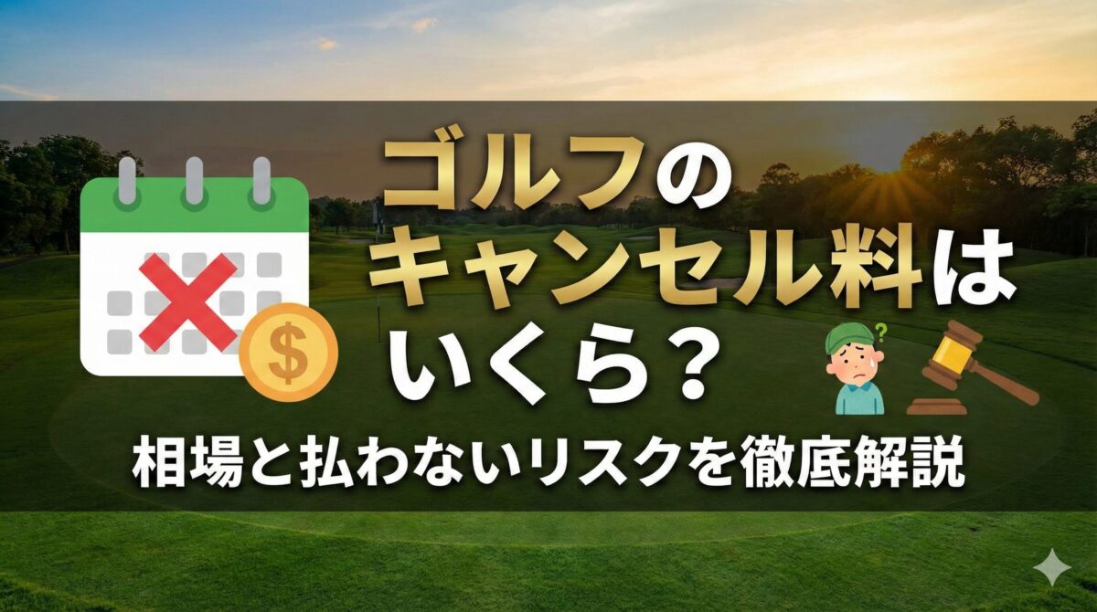 ゴルフ キャンセル料