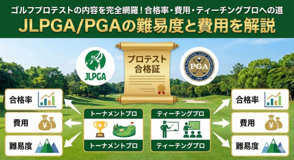 ゴルフ プロテスト 内容