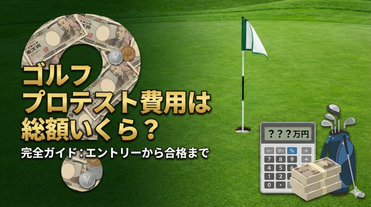 ゴルフ プロテスト 費用