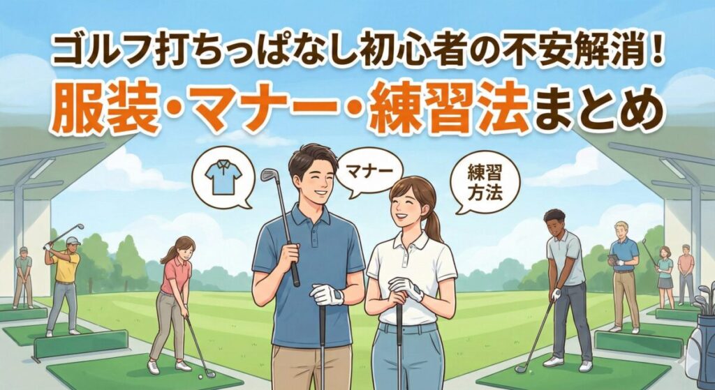 ゴルフ 打ちっぱなし 初心者
