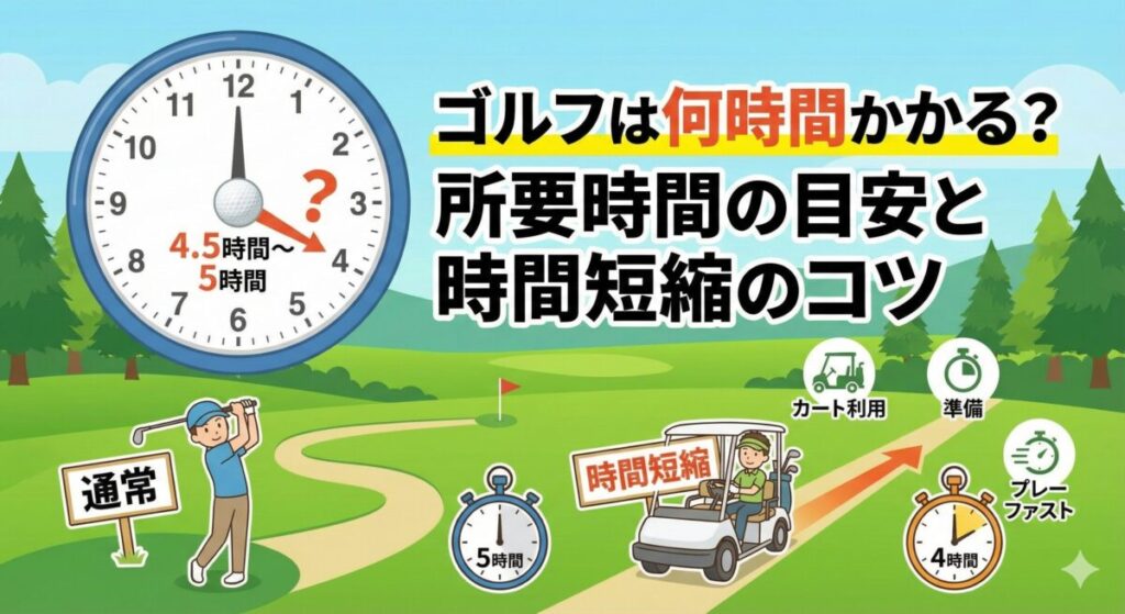 ゴルフは何時間かかる？