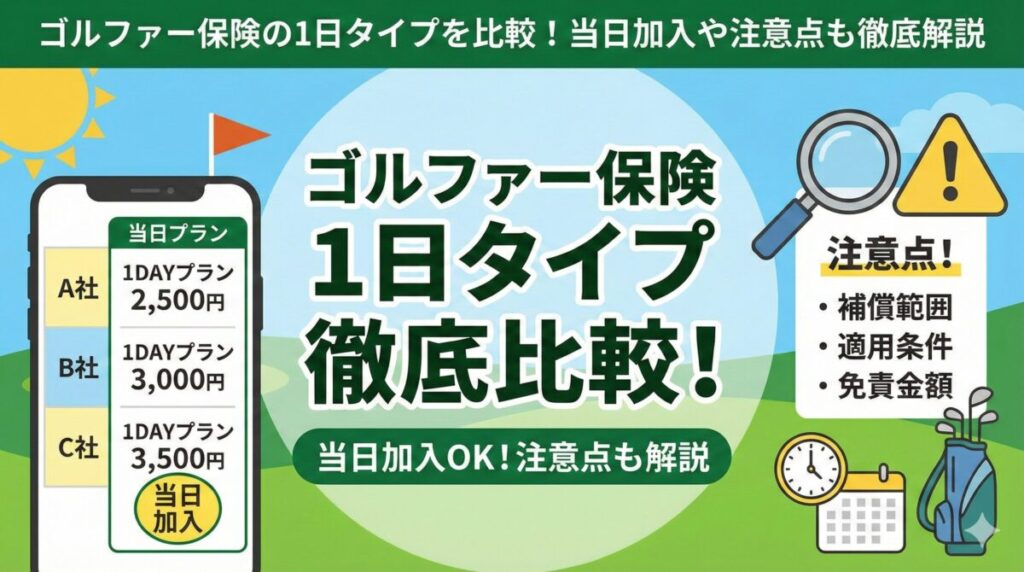 ゴルファー保険 1日