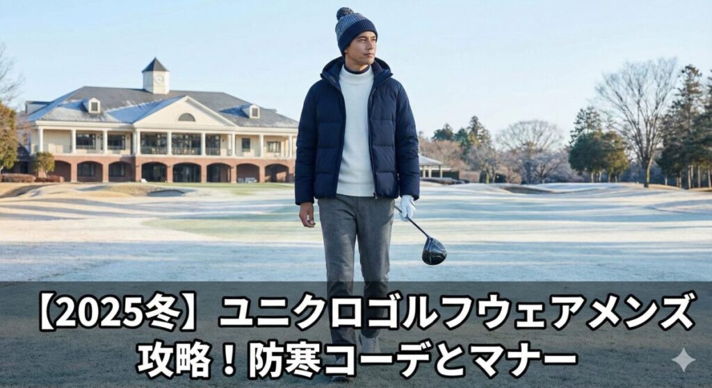ゴルフウェア メンズ 冬 ユニクロ