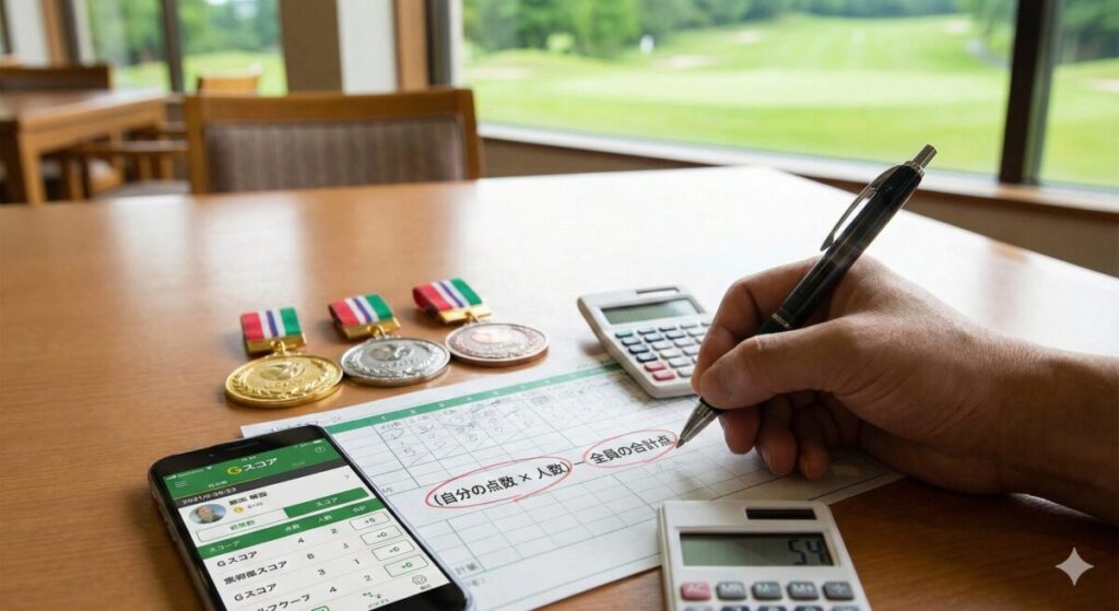 ゴルフオリンピック計算