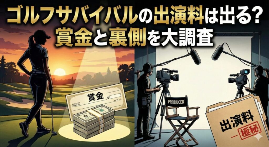 ゴルフサバイバルの出演料は出る？賞金と裏側を大調査