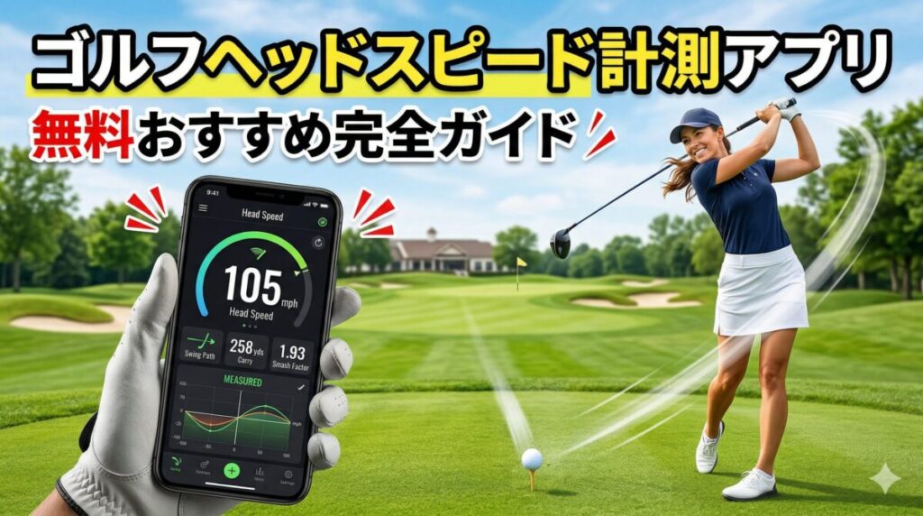ゴルフヘッドスピード計測アプリ無料おすすめ完全ガイド