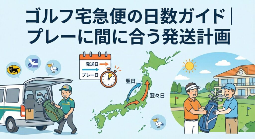 ゴルフ宅急便の日数ガイド