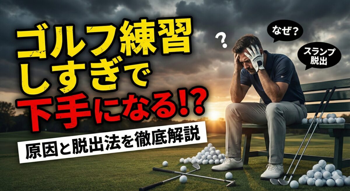 ゴルフ練習しすぎで下手になるのはなぜ？