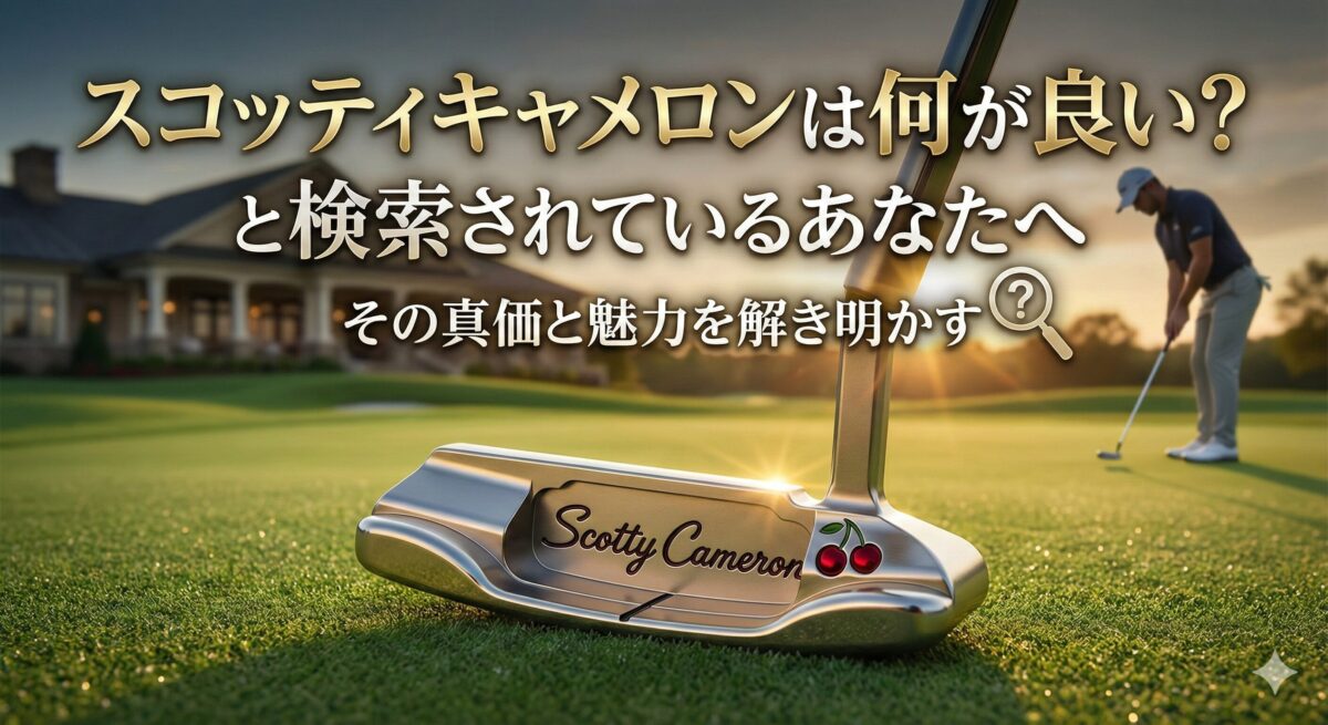 スコッティキャメロンは何が良い？と検索されているあなたへ