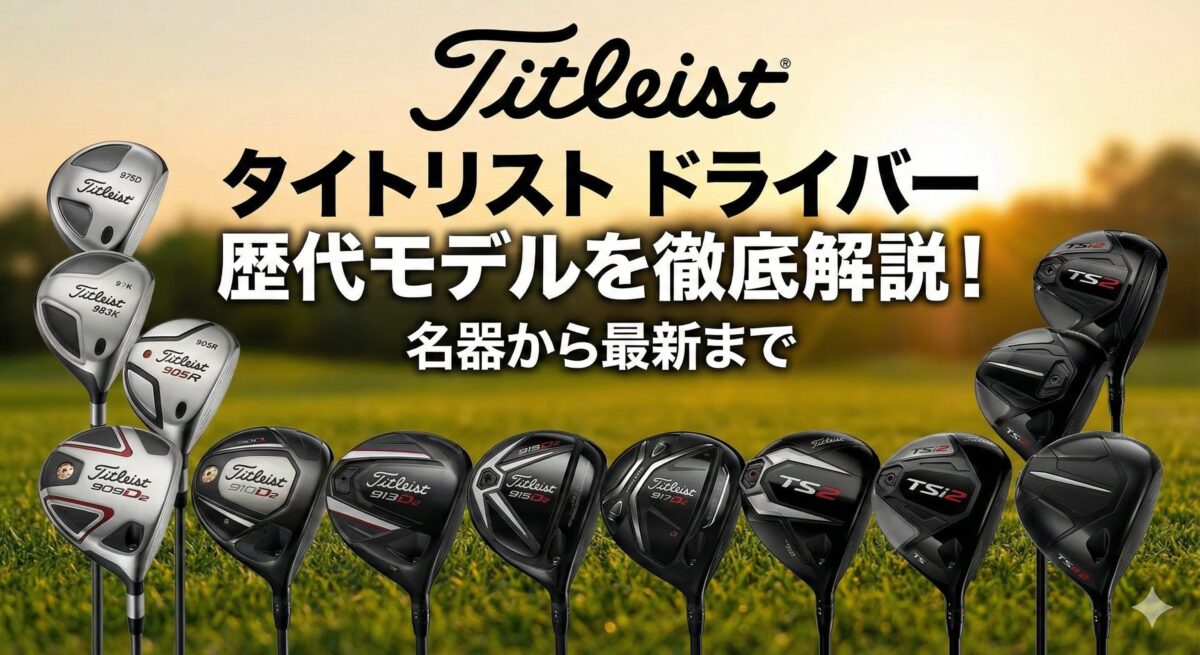 タイトリスト ドライバー 歴代モデル