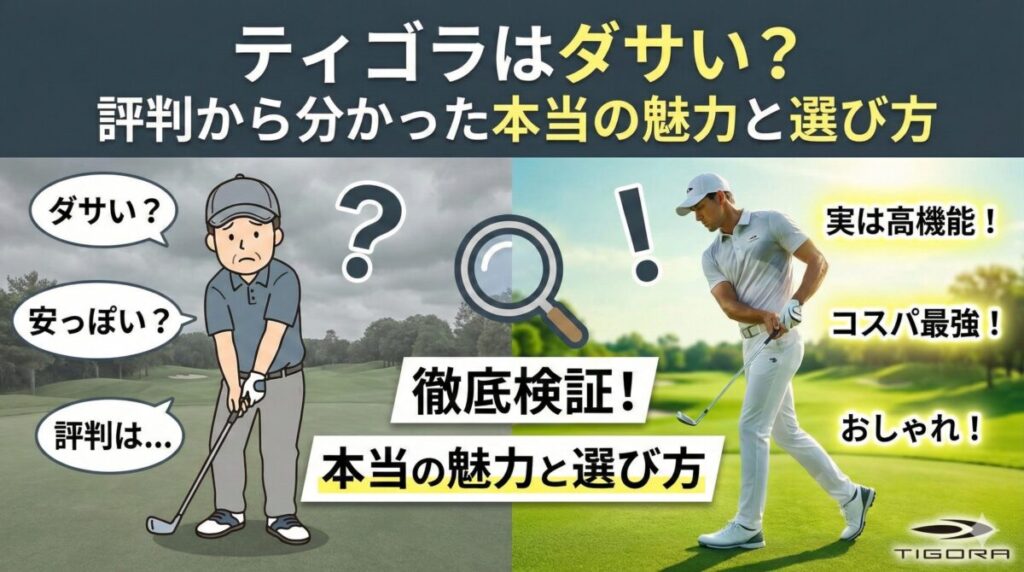 ティゴラはダサい？評判から分かった本当の魅力と選び方