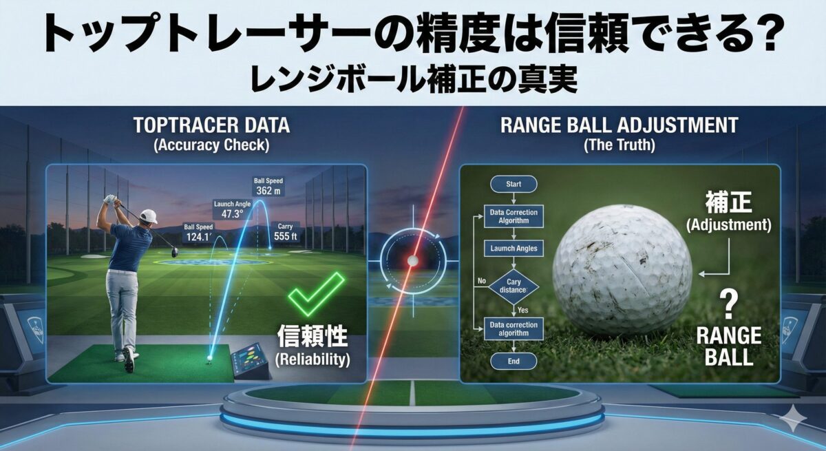 トップトレーサーの精度は信頼できる？レンジボール補正の真実