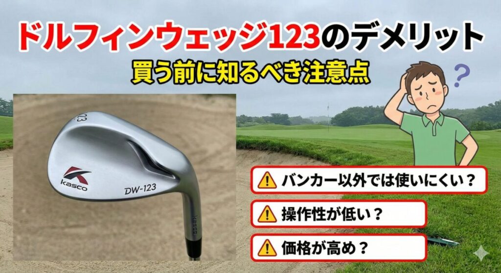 ドルフィンウェッジ123のデメリット｜買う前に知るべき注意点