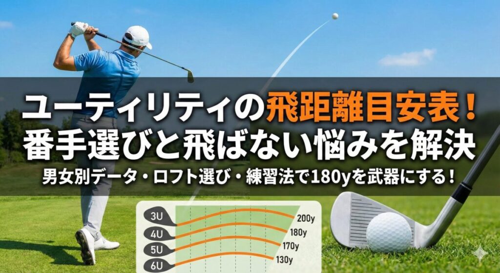 ユーティリティの飛距離