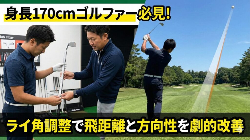 ライ角 身長170cm