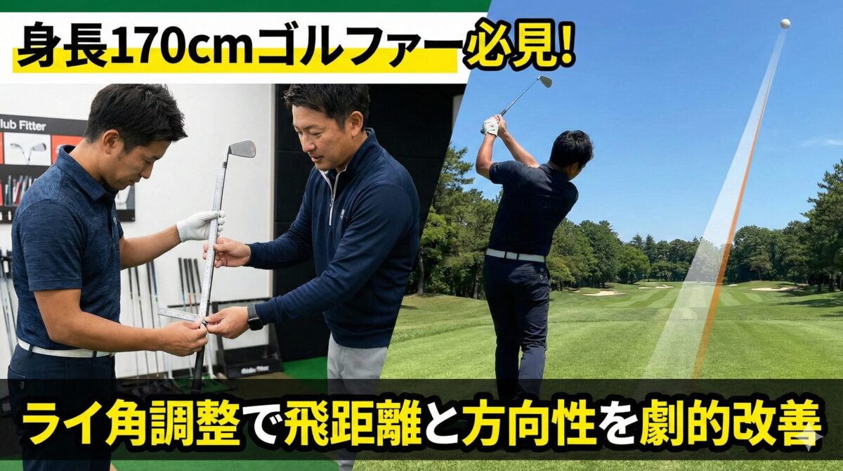 ライ角 身長170cm