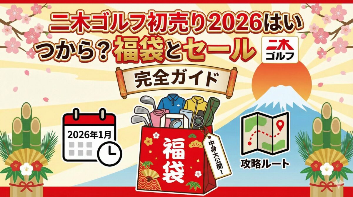 二木ゴルフ初売り2026はいつから？福袋とセール完全ガイド