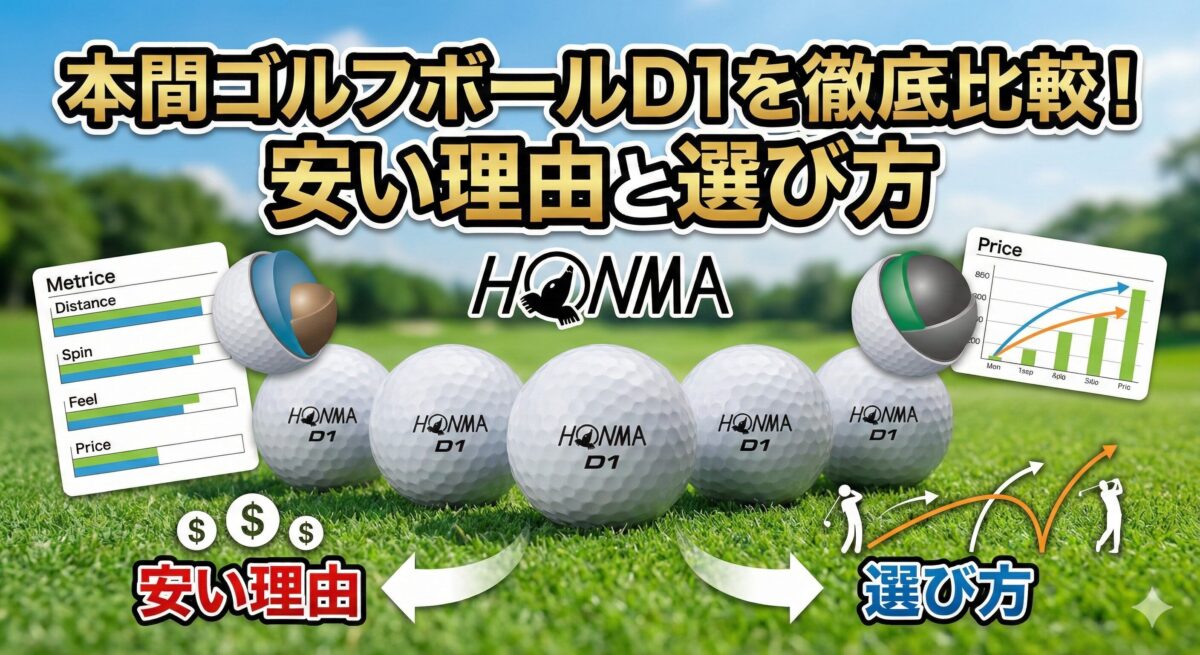 本間 ゴルフボール d1